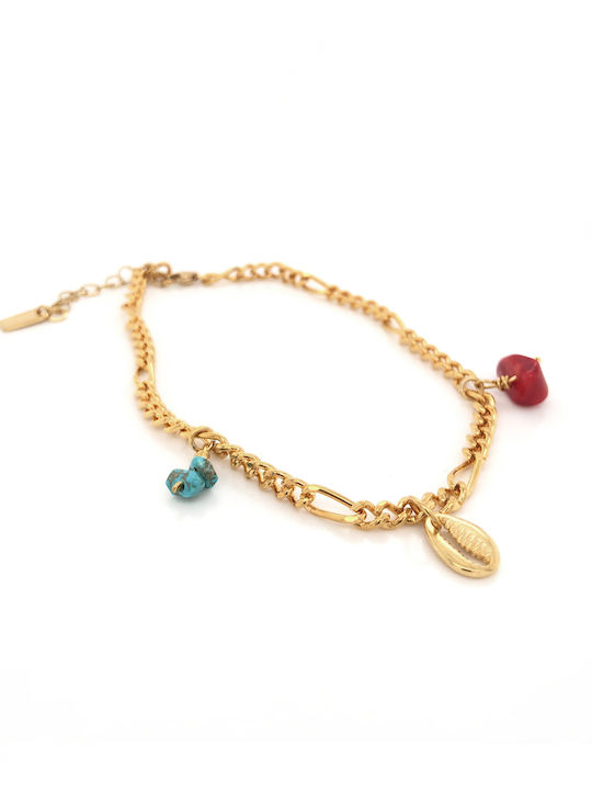 LifeLikes Bracelet Anklet Chain Gold Plated