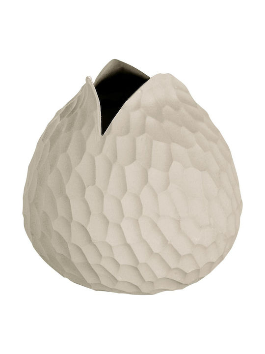 ASA Furniture Decorative Vase White 10x10x10.5cm