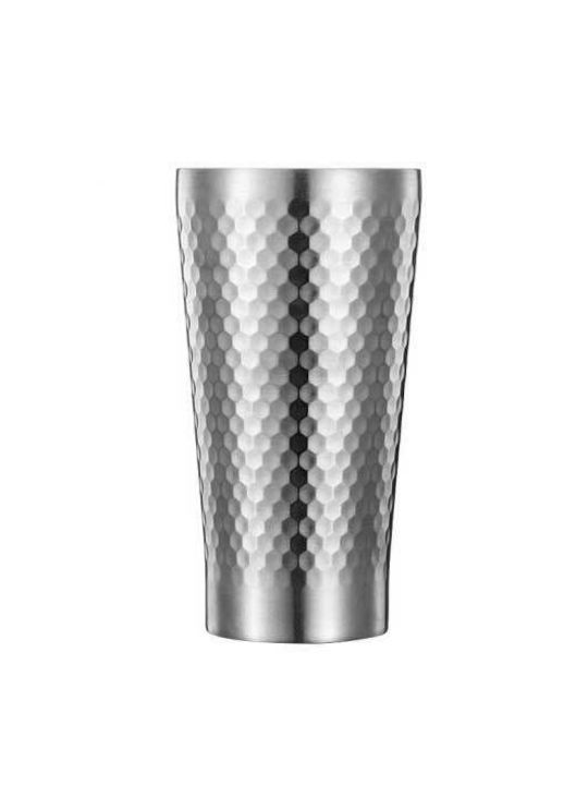 Mulex Pahar pentru apa din Oțel Inoxidabil în Culoarea Argintiu 280ml