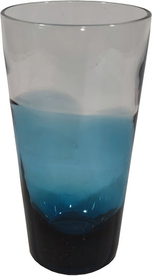 Epiplo-Fos Set of Glasses Water made of Glass in Blue Color 6pcs