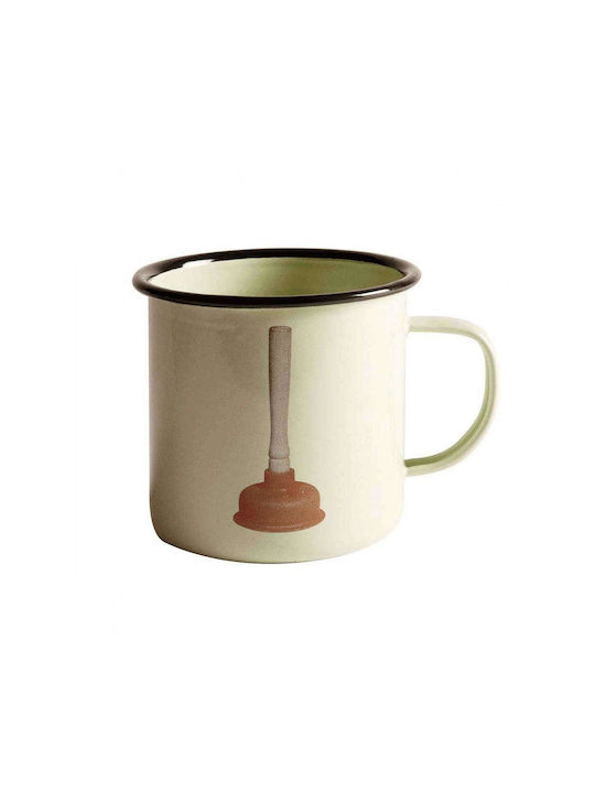 Seletti Enamel Cup Beige