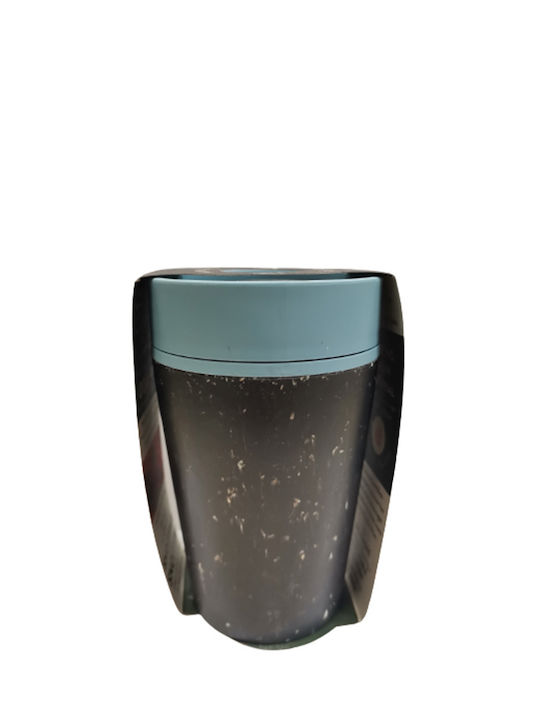 Circular & Co Becher aus Recyceltem Papier mit Deckel Schwarz