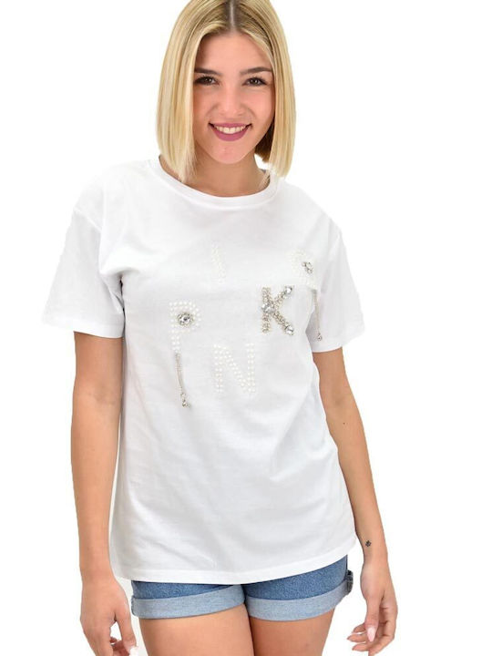 Potre Damen T-Shirt Weiß