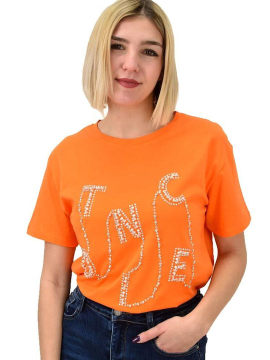 Potre Damen T-shirt Orange