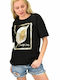 Potre Damen T-shirt Schwarz