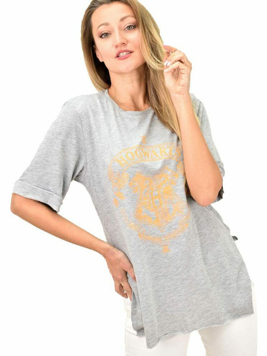 Potre Women's Oversized T-shirt Gray