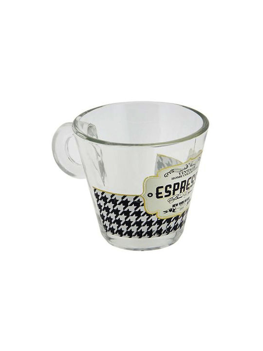 Retro Glass Cup Transparent 80ml