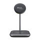 Prio Wireless Charger (Qi Pad) 15W Blacks (Wireless Charger MAG 2in1)