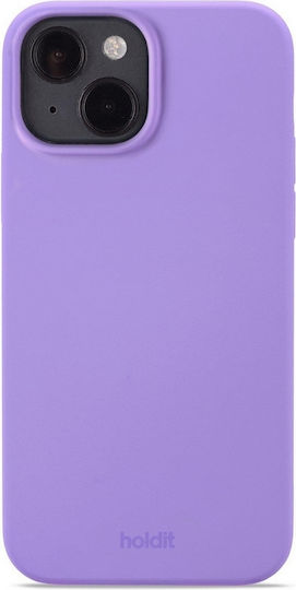 Holdit Back Cover Σιλικόνης 0.8mm Μωβ (iPhone 14)