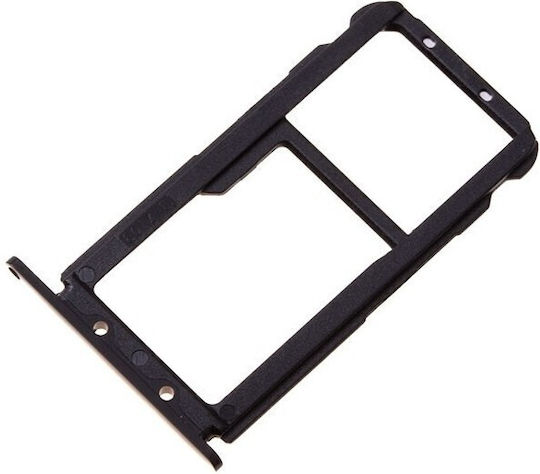 Υποδοχή Κάρτας SIM SD Tray Μαύρο για Honor 20 Lite