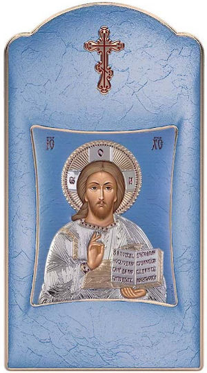 Slevori Image Jesus Christ Silver 8.4x16cm