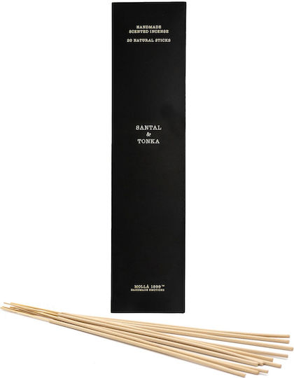 Cereria Molla Duftstäbchen mit Duft Santal & Tonka INC48 20Stück