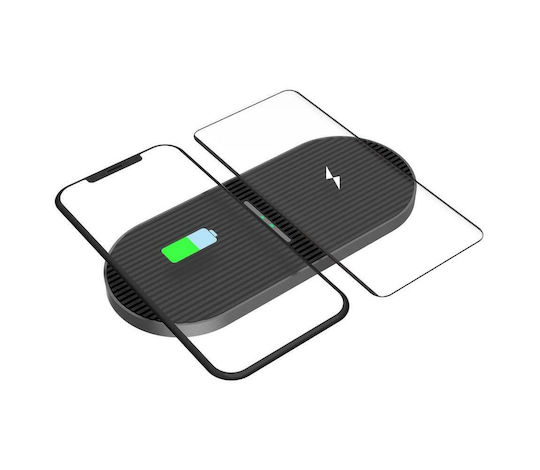 Platinet Аσύρματος Зарядно Устройство (Qi Pad) 10W Черен (PL0366)