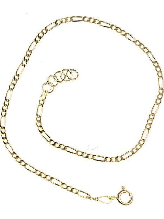Paraxenies Vergoldete Fußarmband aus Silber