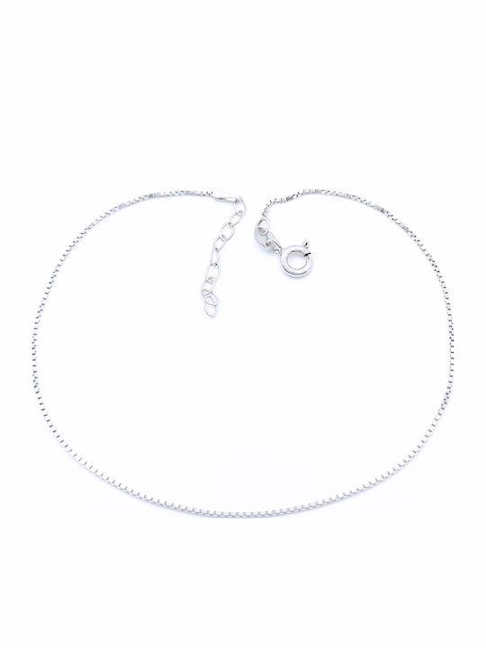 PS Silver Fußarmband aus Silber 26,5cm