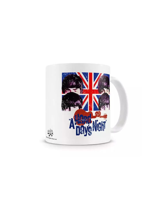 The Beatles Ceramic Cup White