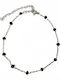 Tatu Moyo Steel Black Anklet