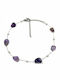Kostibas Fashion Stahl Fußarmband Lila