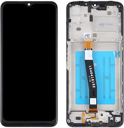 Οθόνη με Πλαίσιο για Galaxy A22 5G (Μαύρο)