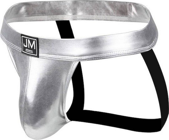Jockmail Ανδρικό Εσώρουχο Jockstrap Ασημί