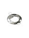 Vito Round Metallic Recessed Spot with Integrated LED and Cool White Light White 8x8cm. 1pcs