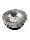 Horoz Electric Round Metallic Recessed Spot with Integrated LED and Natural White Light Silver 1pcs