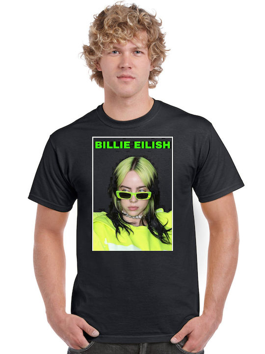 Pegasus Billie Eilish T-shirt Μαύρο
