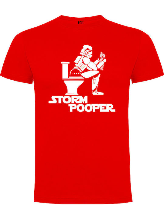 Tshirtakias Storm Pooper T-shirt Κόκκινο