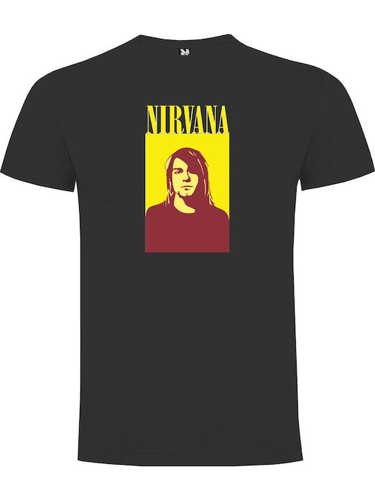 Tshirtakias T-shirt Nirvana Μαύρο