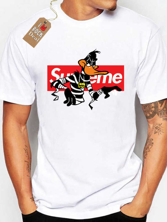Rock Deal Supreme Daffy Tricou Alb