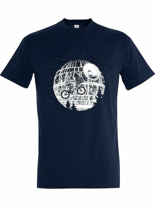 Star T-shirt Star Wars Blue Cotton Petroleum blue