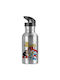 Koupakoupa Die Schlümpfe Wasserflasche Rostfreier Stahl 600ml Silber