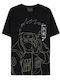 Difuzed T-shirt Naruto Shippuden σε Μαύρο χρώμα