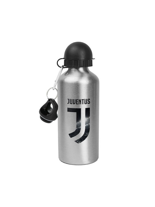 Koupakoupa Fc Juventus Παγούρι Αλουμινίου 500ml Ασημί