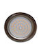 Arapidis Round Metallic Recessed Spot with Integrated LED and Warm White Light Silver 1pcs