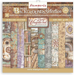 Stamperia Maxi Background Foi Scrapbooking Față...