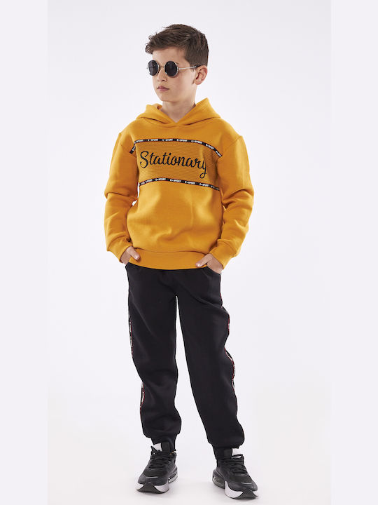 Hashtag Kids Sweatpants Set Yellow 2pcs