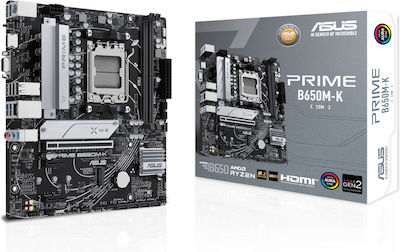 Asus Prime B650M-K Mainboard Micro ATX mit AMD AM5 Sockel