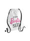 Koupakoupa I'm Barbie Girl Gym Backpack White