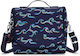 Kipling New Kichirou Fun Σχολικό Τσαντάκι Φαγητού Ώμου Μπλε 20.5x12.5x23εκ.