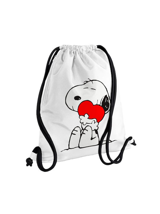 Koupakoupa Snoopy Gym Backpack White