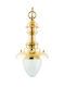 Lido Outdoor Hanging Ceiling Light in Bronze Color 107269