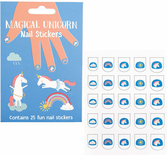 Rex London Magical Unicorn - Nail Stickers Παιχνίδι Μανικιούρ