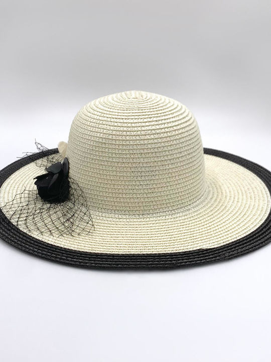 Verde Wicker Women's Hat Black