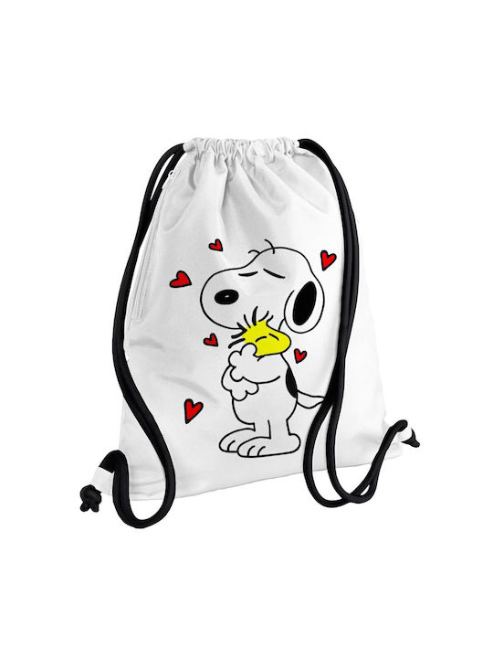 Koupakoupa Snoopy Love Gym Backpack White