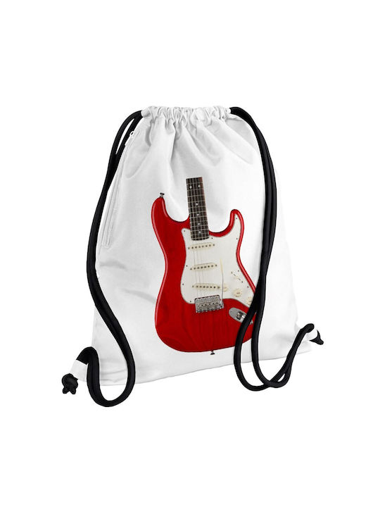 Koupakoupa Guitar Stratocaster Gym Backpack White
