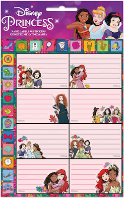 Gim Notebook Labels GLITTER PRINCESS