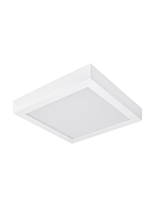 Power Led Πλαφονιέρα Οροφής Εξωτερικού Χώρου με Ενσωματωμένο LED σε Λευκό Χρώμα 87132