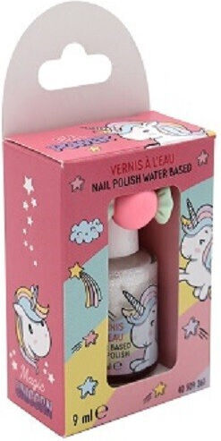 Unicorn Water Nail Polish With Glitter Παιδικό Mανό Λευκό