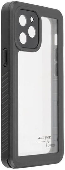 4Smarts Back Cover Πλαστικό Αδιάβροχο Μαύρο (iPhone 13 Pro)